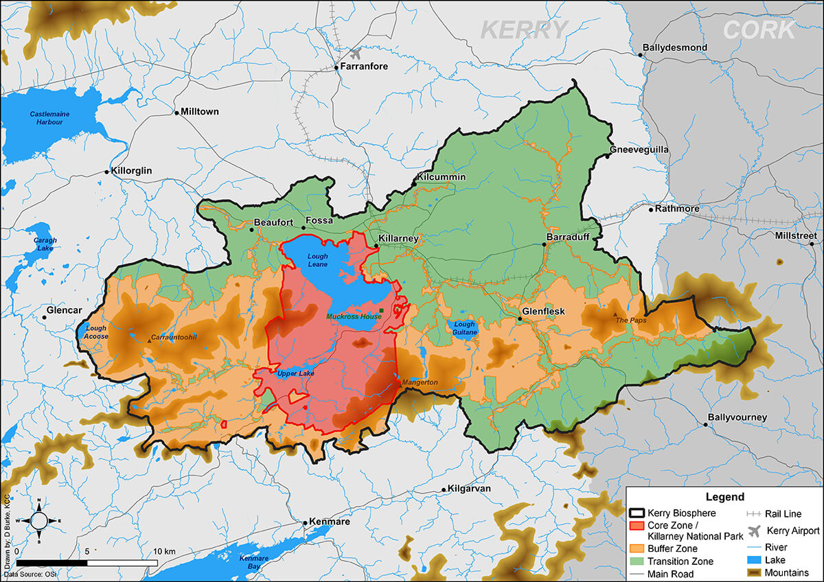 Map of Kerry Biosphere